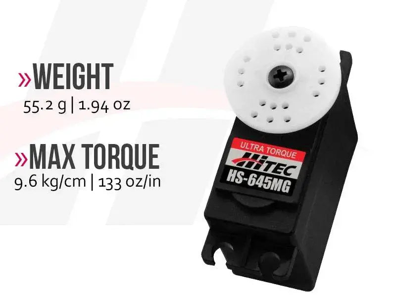 Hitec HS-645MG High Torque Metal Gear Servo Hitec RCD USA