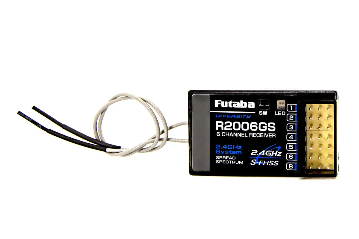 Futaba R2006GS S-FHSS 2.4GHz 6-Channel Receiver Futaba