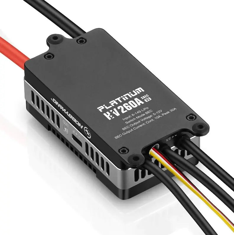 HobbyWing Platinum Pro V5 Series 260A SBEC HV ESC (6-14s) HobbyWing