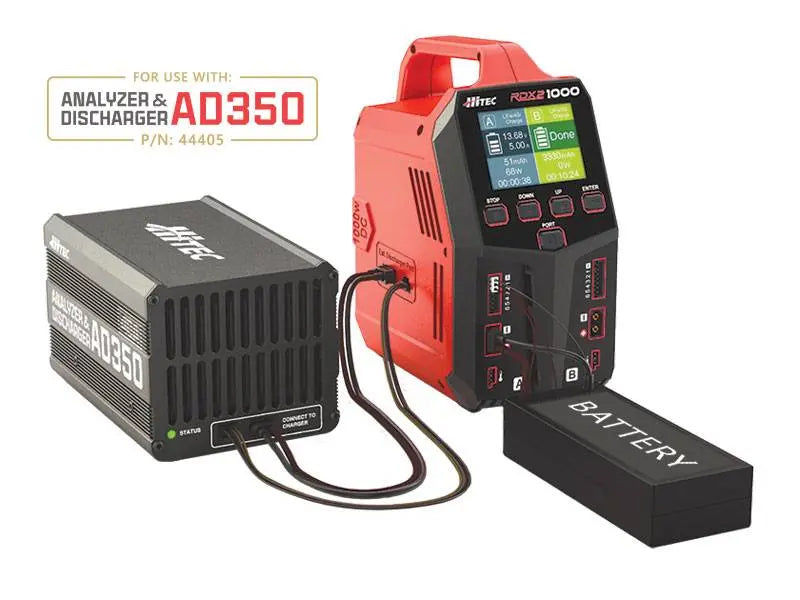 Hitec RDX2 1000 AC/DC Dual Port Charger / Discharger / Power Supply Hitec RCD USA
