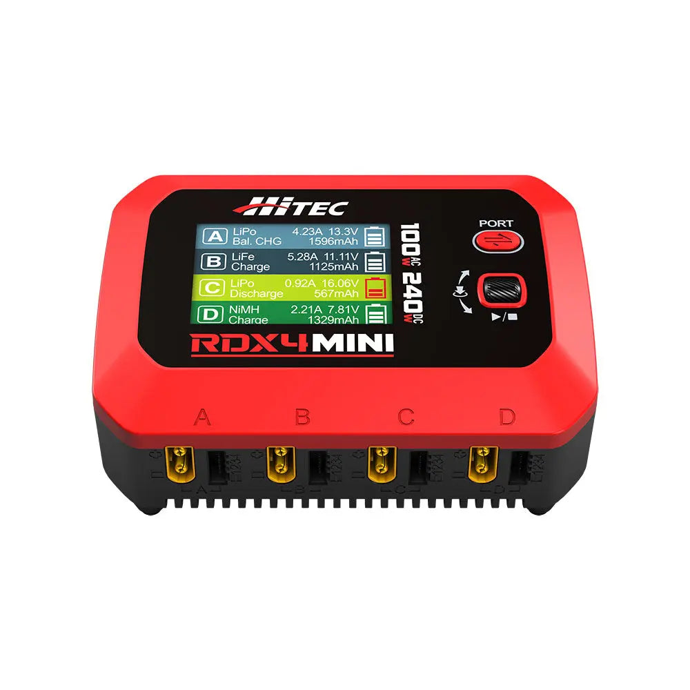 Hitec RDX4 Mini AC/DC Multi-Function Smart Charger Hitec RCD USA