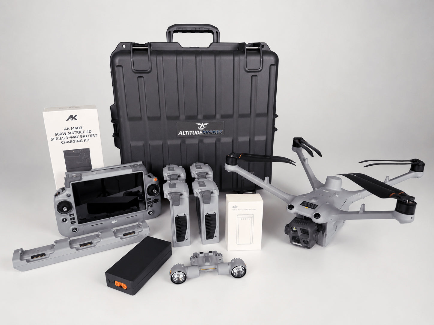 DJI Matrice 4TD thermal deer drone recovery bundle plus from Altitude Drones. Everything you need for a complete deer recovery combo