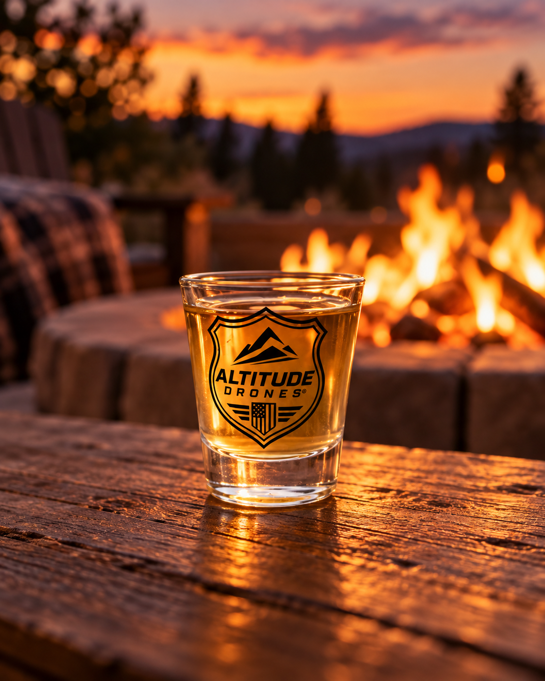 Altitude Drones Shot Glass