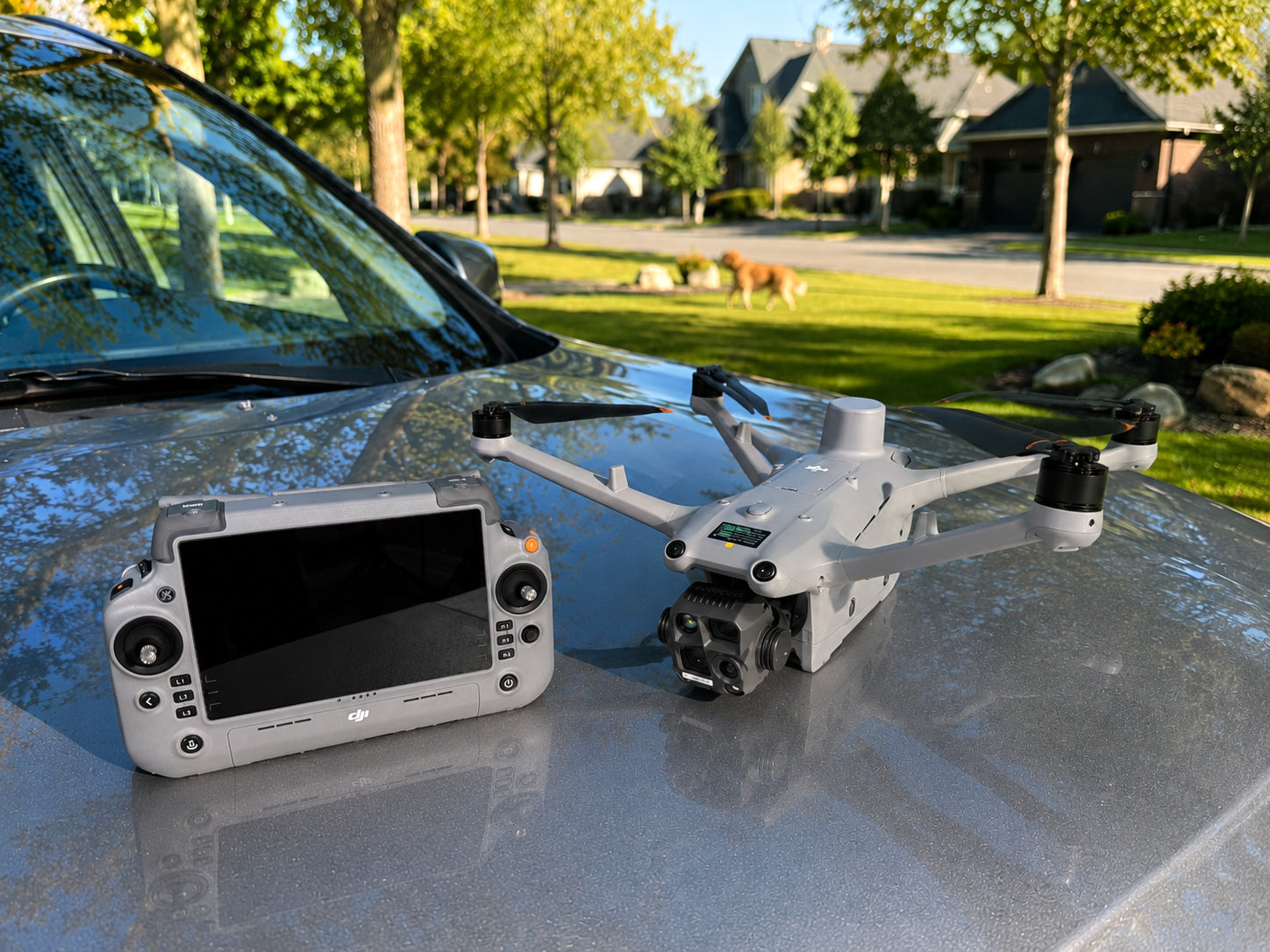 DJI Matrice 4TD drone from Altitude Drones being used for pet search and rescue