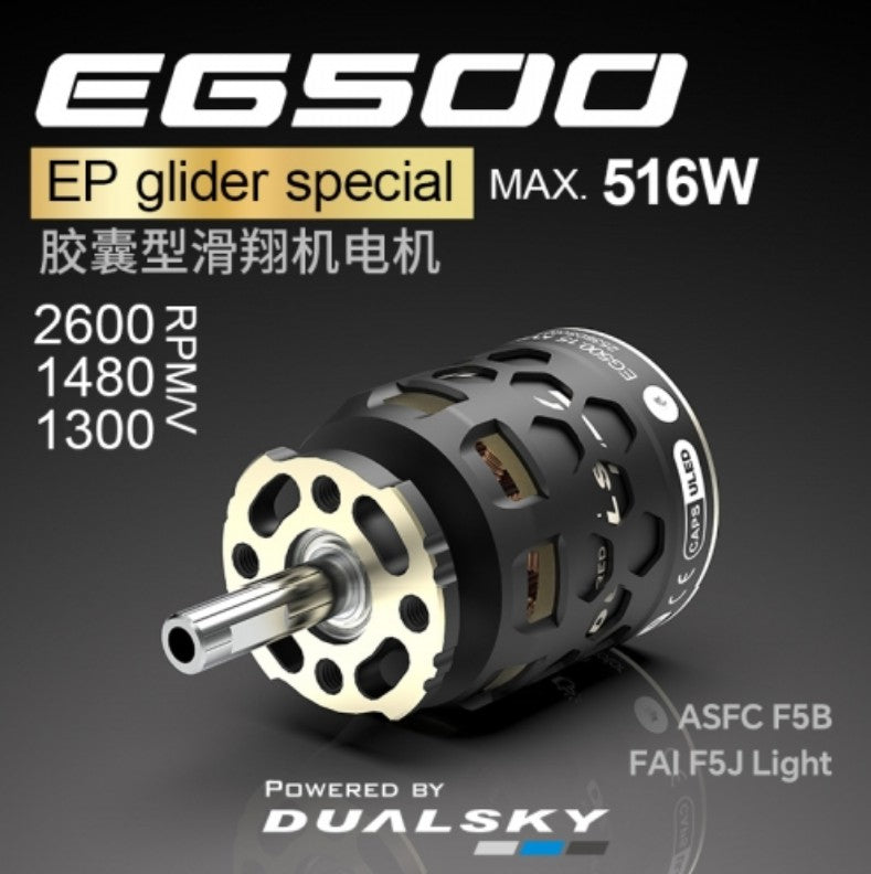 Dualsky EG500 29mm Capsuled Series Brushless Motor for RC Gliders