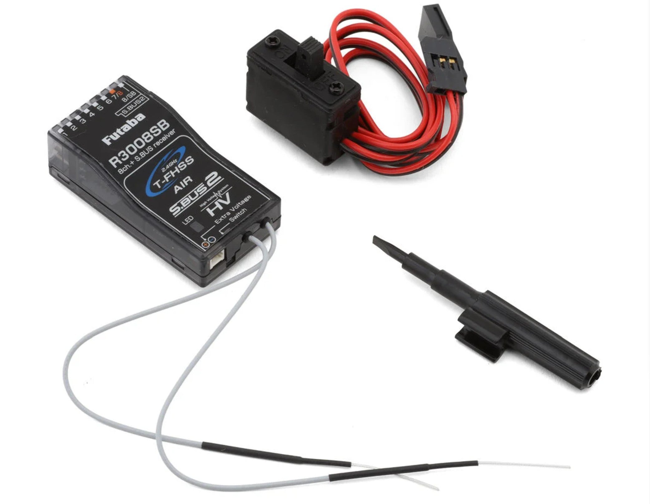 Futaba 12K 2.4GHz T-FHSS 14 Channel Radio System (Heli) w/R3008SB Receiver