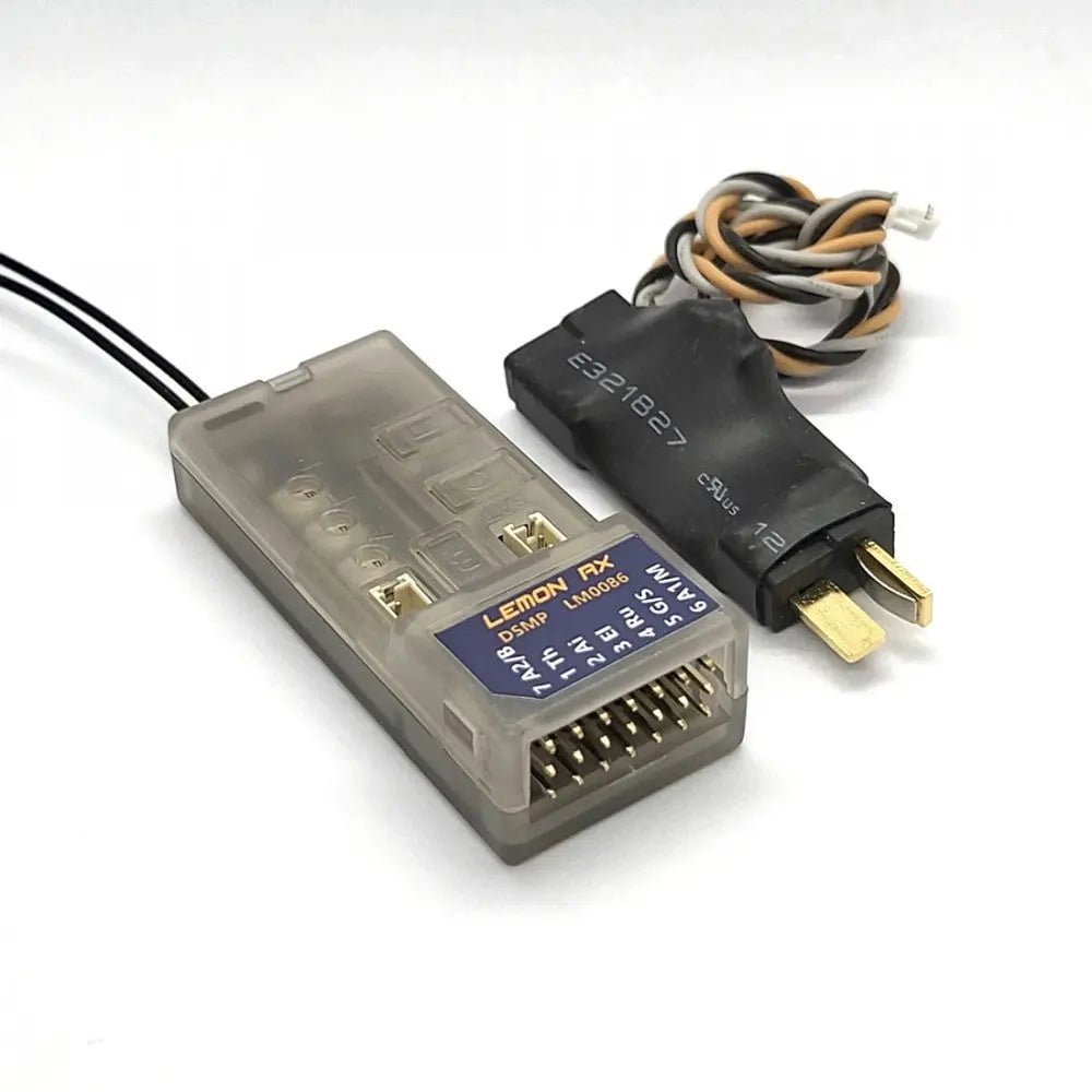 Lemon RX LM0086TX DSMP 7-Ch Telemetry Stabilizer & T-Plug Energy Meter (DSMX/DSM2 compatible) Lemon RX