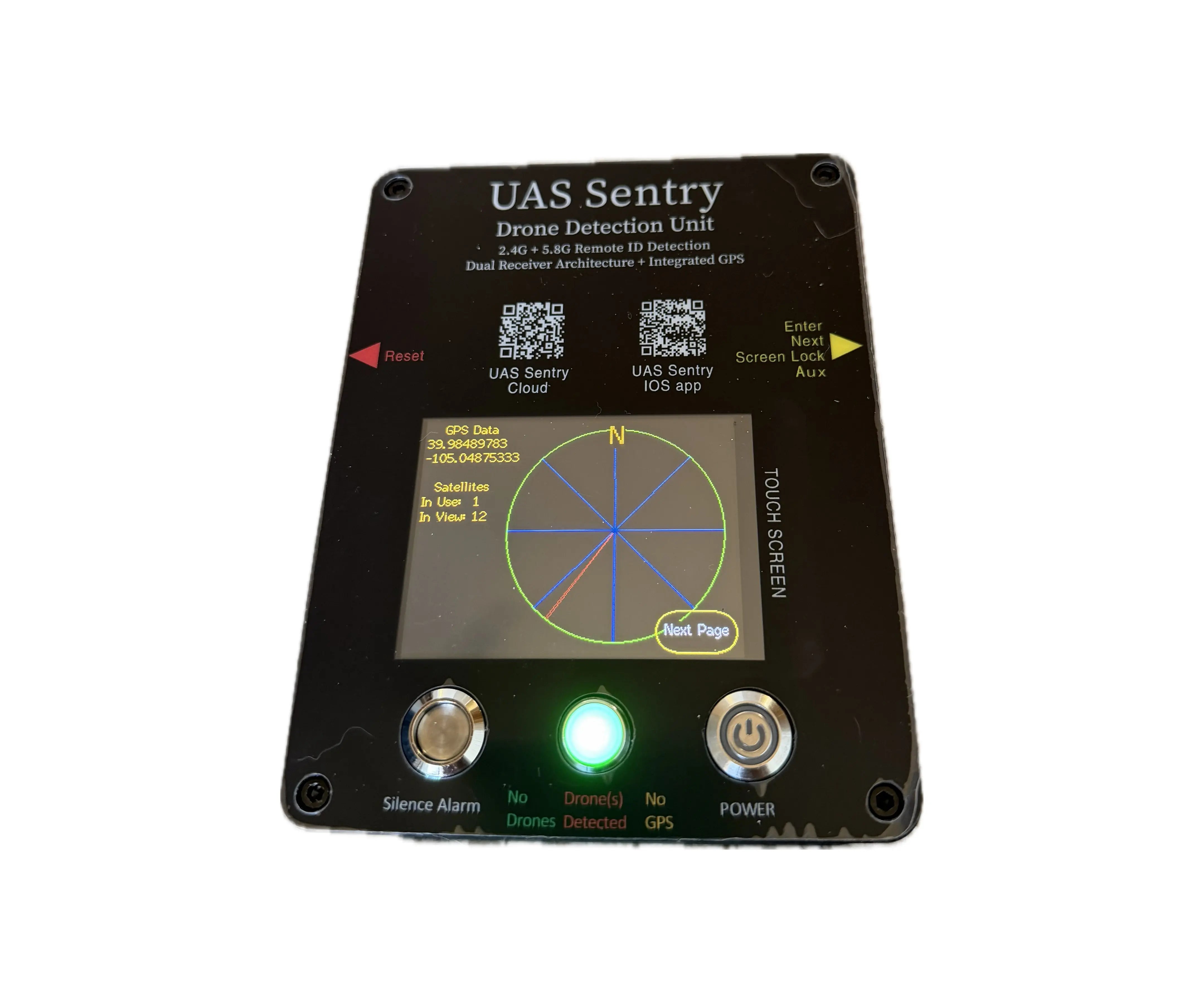 UAS Sentry Touch Screen V4 Dual Receiver UAS Sentry