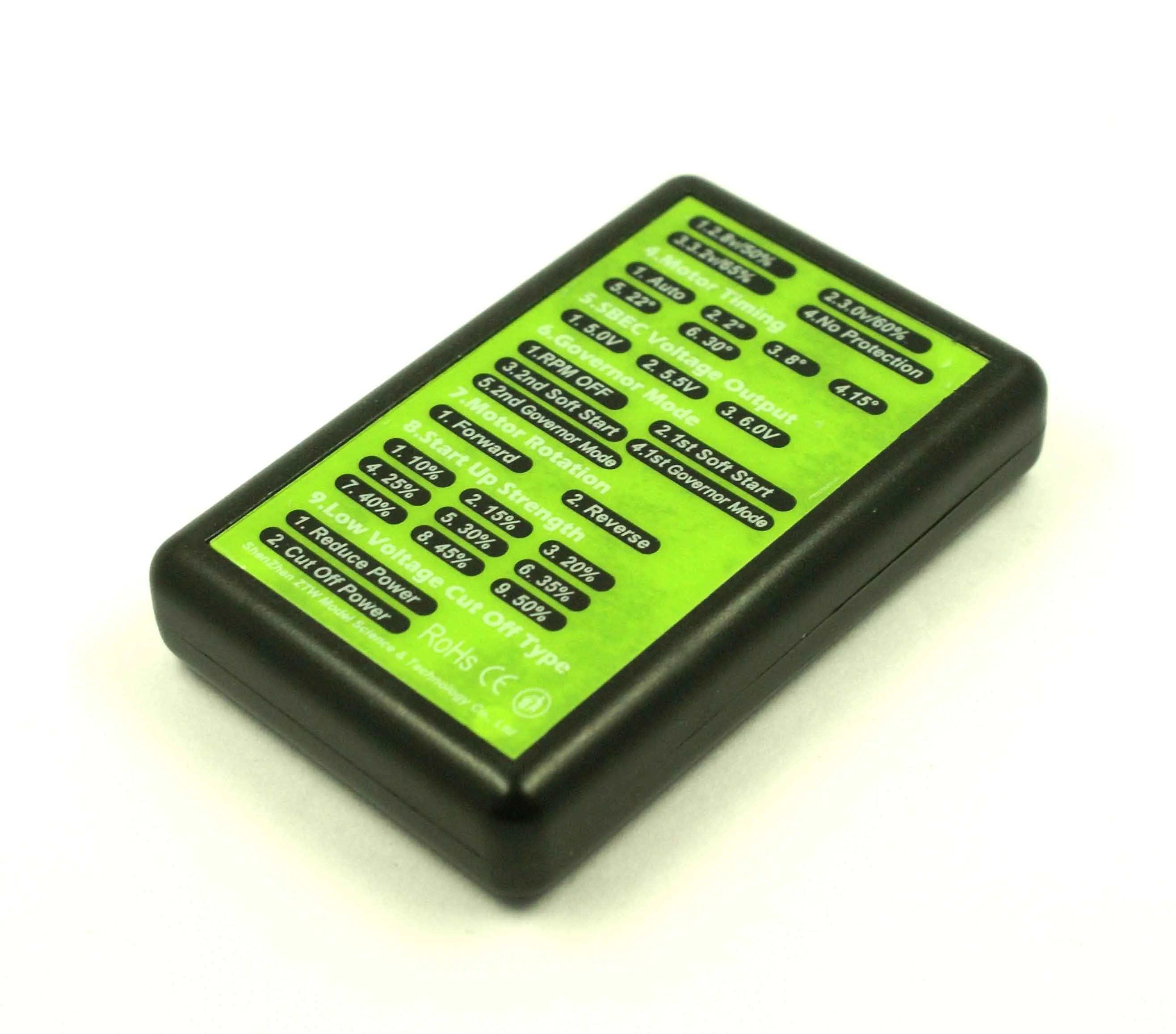 ZTW Mantis Series Brushless ESC Programming Card - Altitude Hobbies