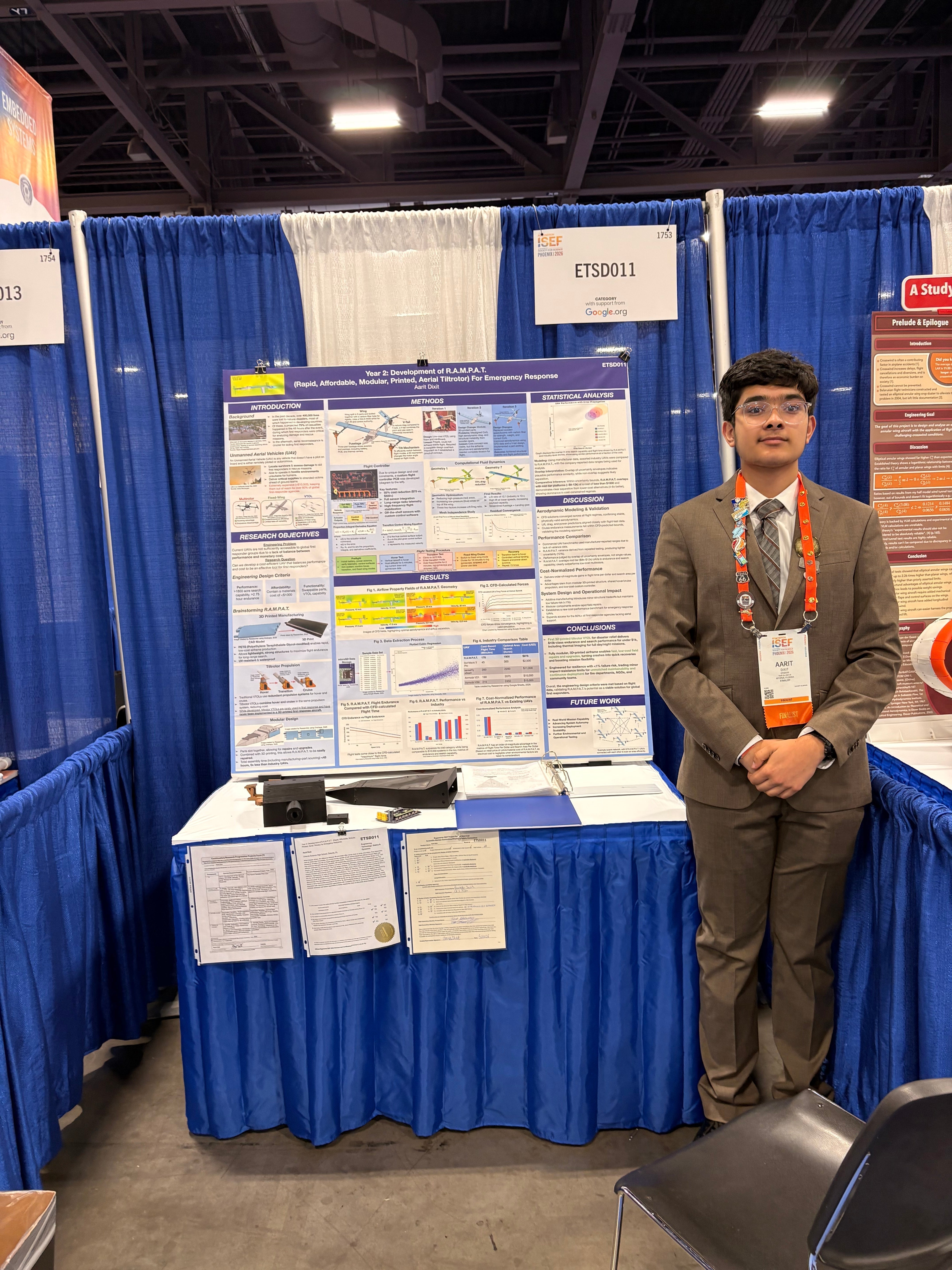 Congratulations to Aarit Dixit | Leopard Motors Put On Display at ISEF