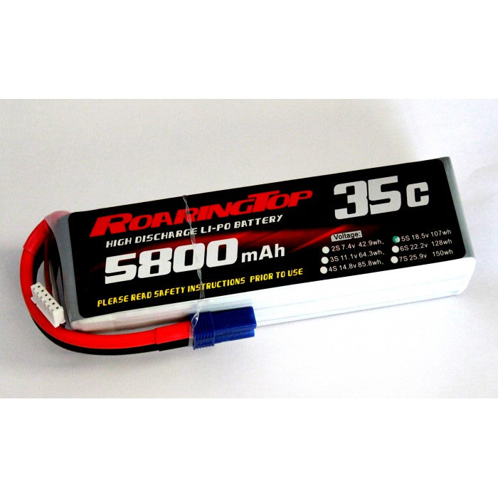Roaring Top 5s Lipo Battery - Altitude Hobbies