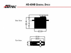 Hitec HS-45HB AGTT Feather Servo