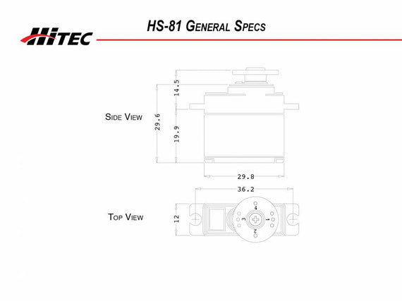 Hitec HS-81 Standard Micro Servo