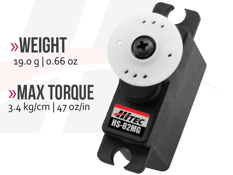 Hitec HS-82MG Standard Metal Gear Micro Servo Hitec RCD USA