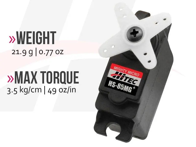 Hitec HS-85MG Premium Metal Gear Micro Servo Hitec RCD USA