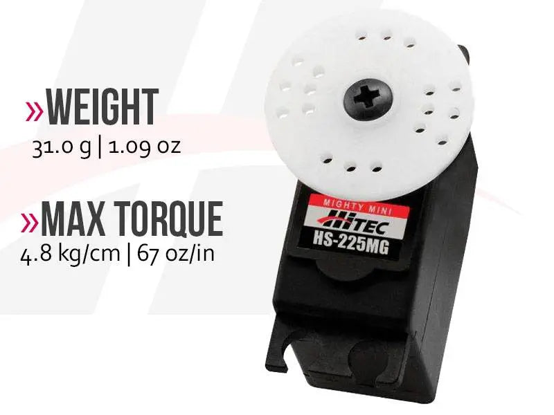 Hitec HS-225MG Metal Gear Mighty Mini Servo Hitec RCD USA