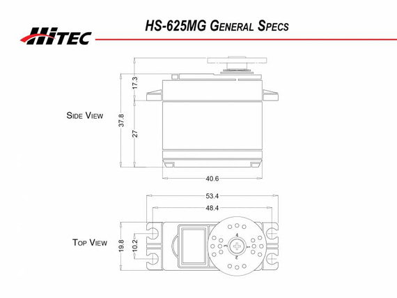 Hitec HS-625MG High Speed, Metal Gear Premium Sport Servo