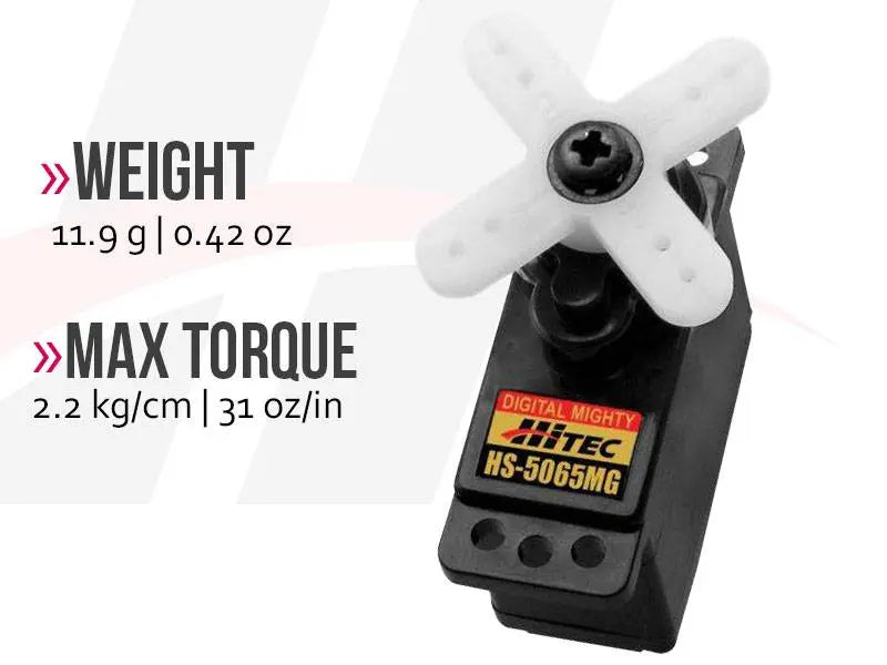 Hitec HS-5065MG High Torque Metal Gear Feather Servo Hitec RCD USA