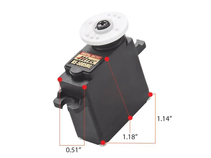 Hitec HS-5085MG Premium Metal Gear Micro Servo Hitec RCD USA