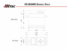 Hitec HS-5645MG High Torque, Metal Gear Digital Sport Servo
