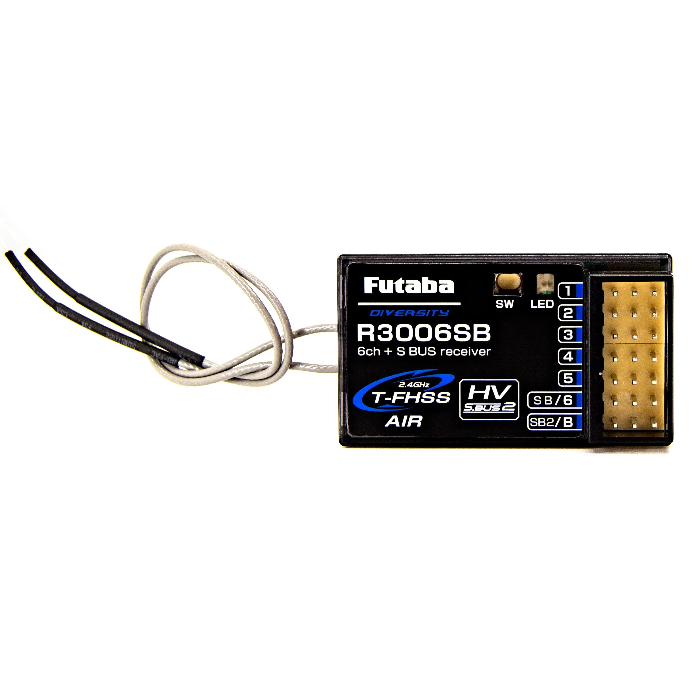 Futaba R3006SB T-FHSS S.Bus 6-Channel Telemetry Receiver Futaba