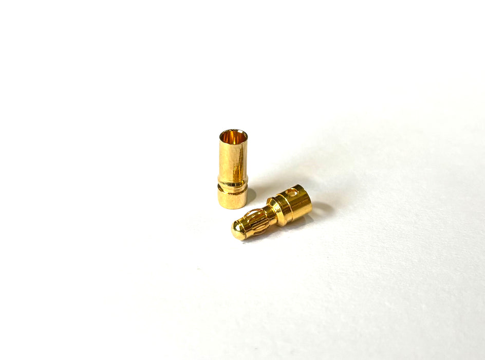 3.5mm Gold Bullet Connectors (1 Pair)