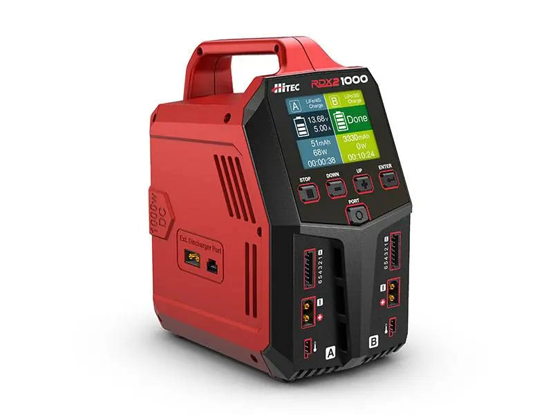 Hitec RDX2 1000 AC/DC Dual Port Charger / Discharger / Power Supply Hitec RCD USA