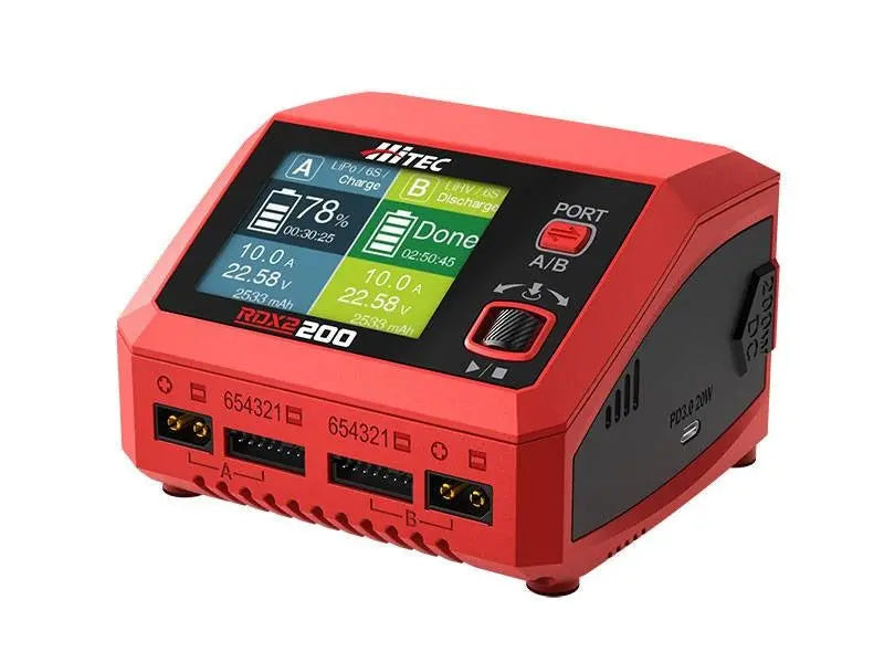 Hitec RDX2 200 AC/DC Multi-Function Smart Charger Hitec RCD USA