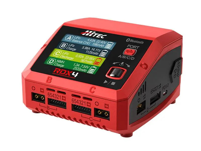 Hitec RDX4 AC/DC Multi-Function Smart Charger Hitec RCD USA
