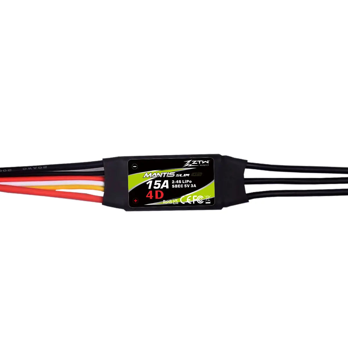 ZTW Mantis Slim G2 Series 15A Brushless 32-Bit ESC ZTW