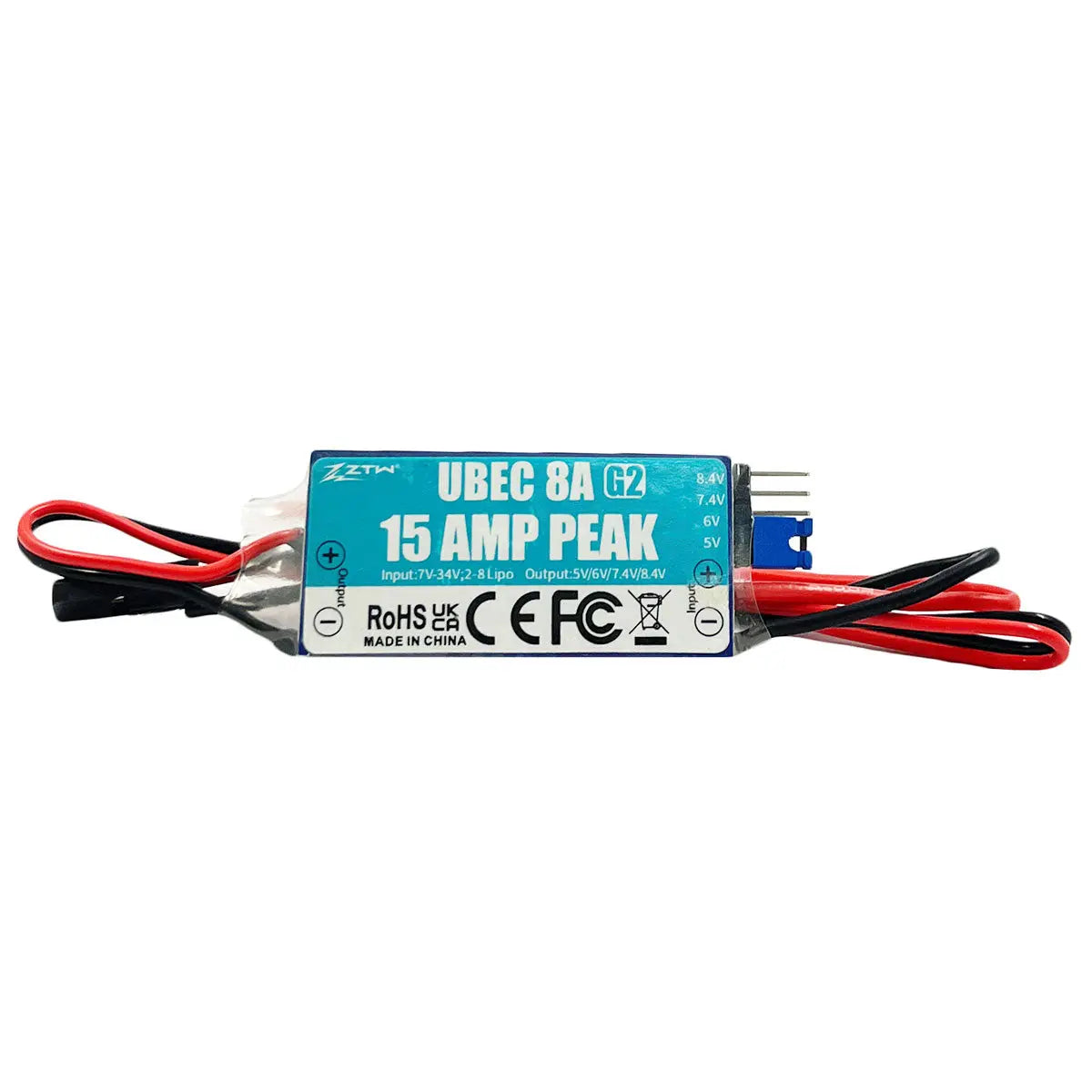 ZTW 8A External G2 BEC (2-8s UBEC) ZTW