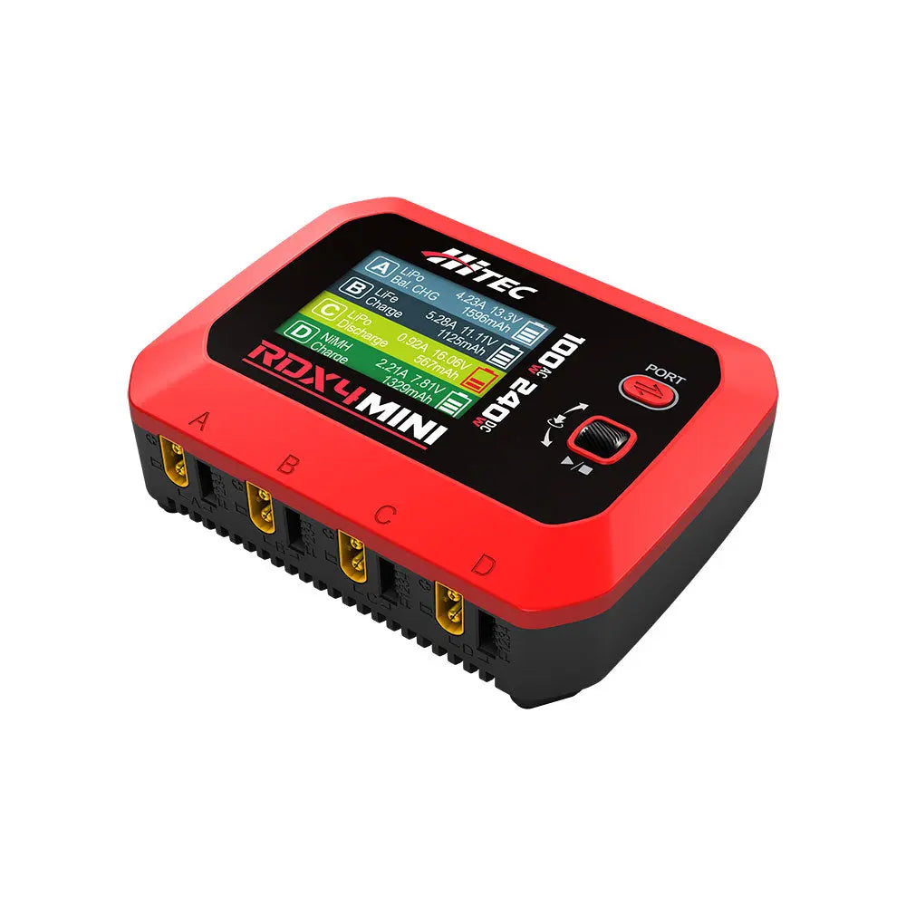 Hitec RDX4 Mini AC/DC Multi-Function Smart Charger Hitec RCD USA