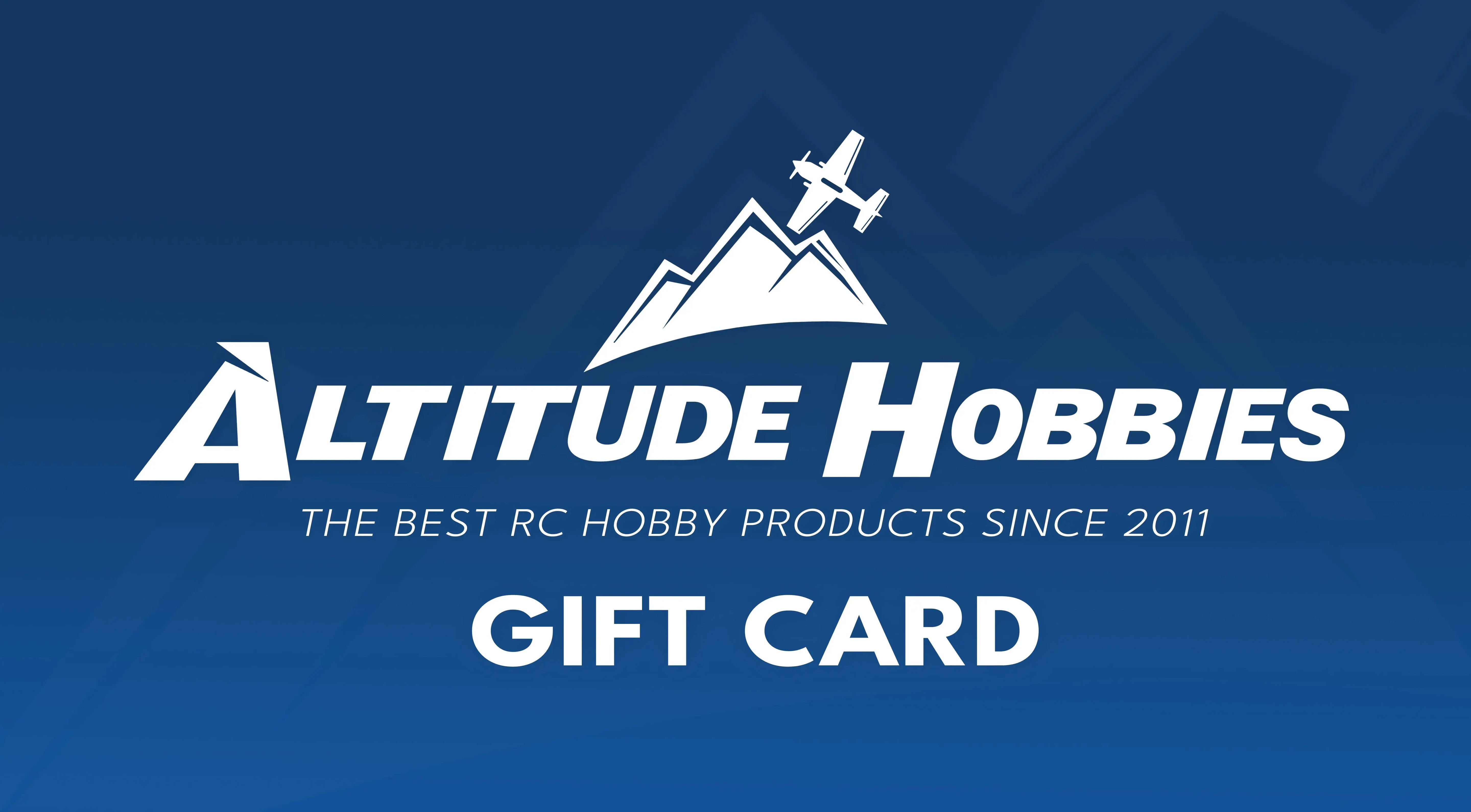 Altitude Hobbies Gift Card Altitude Hobbies