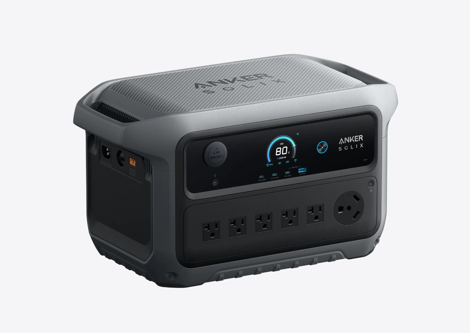 Anker SOLIX C2000 Gen 2 Portable Power Station - 2,048Wh | 2,400W