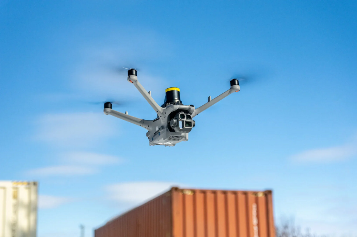 AVSS Parachute System for DJI Matrice 4D Series Drones from Altitude Drones