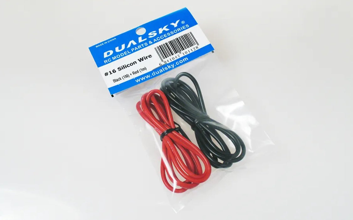 Dualsky Silicon Wire (1 Meter Red/Black) Various Gauges