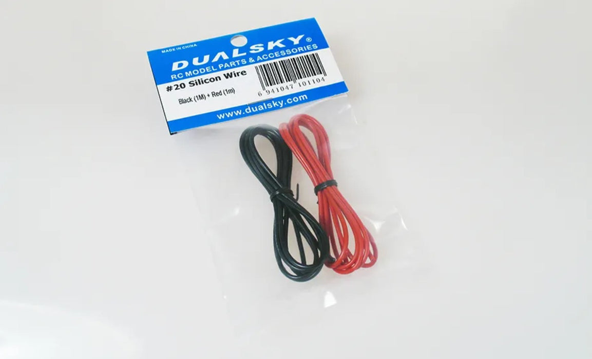 Dualsky Silicon Wire (1 Meter Red/Black) Various Gauges