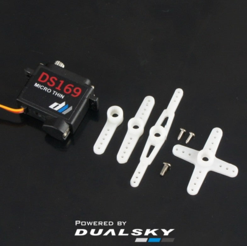 Dualsky DS169 Digital Coreless Micro Thin 9g Servo (F3K, F5K)