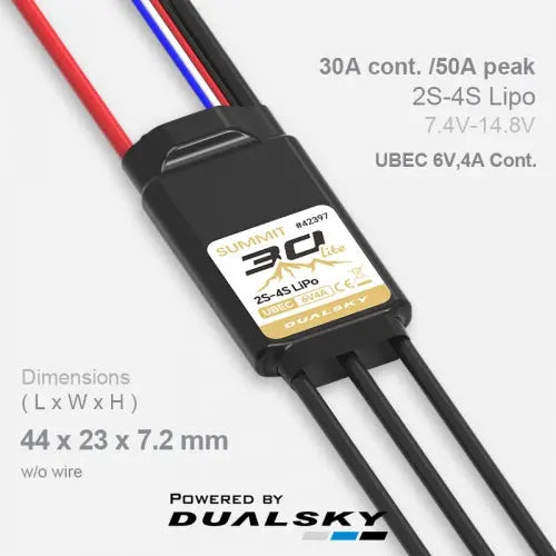 Dualsky Summit Lite 30A Brushless ESC Dualsky
