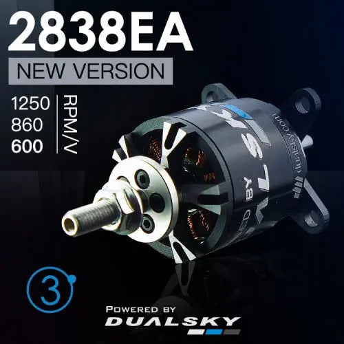 Dualsky XM2838EA V3 Series Brushless Motor Dualsky