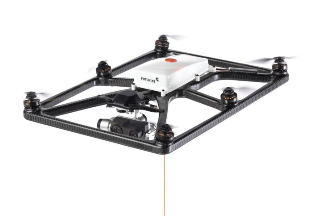 Fotokite Transport Case Configuration -Fotokite Sigma, Transport Case Blue, Wheeled, 120V, Fotokite Live App, No Tablet Included