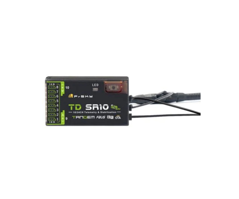 FrSky Tandem TD SR10 Receiver with Configurable 10 Channel Ports