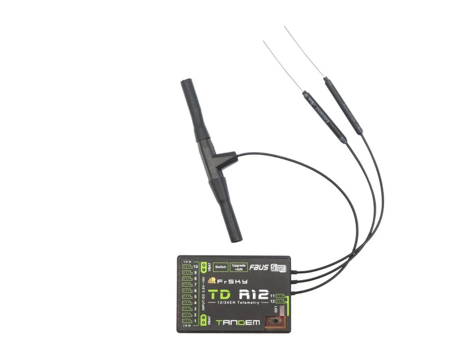 FrSky Tandem TD R12 Dual-Band Receiver with 12 Channel Ports