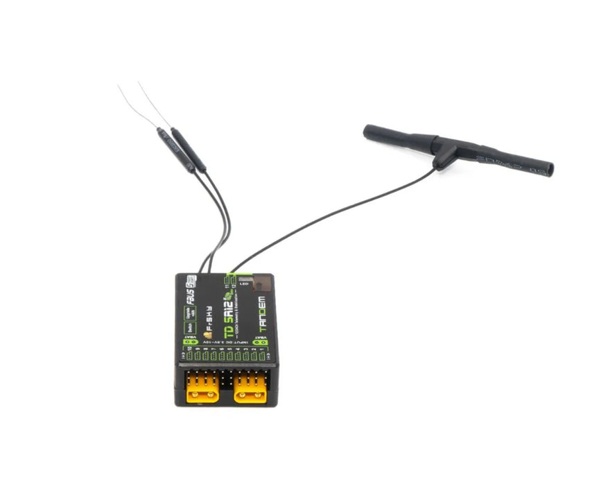 FrSky Tandem TD SR12 Dual Band Stabilized Receiver with 12 Channel Ports