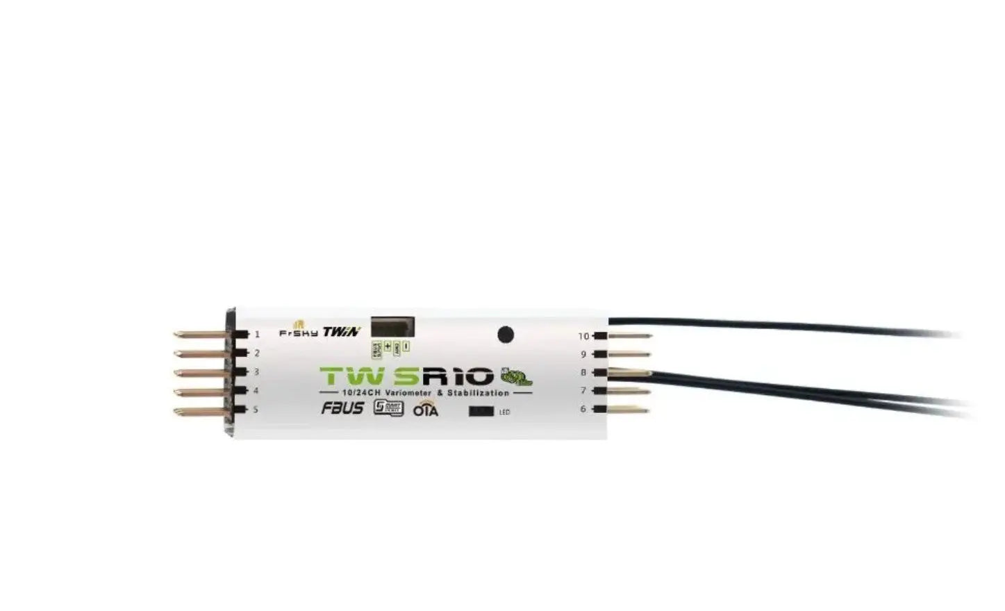 FrSky Twin TW SR10 Stabilized Receiver - Simultaneous Working Dual 2.4Ghz FrSky