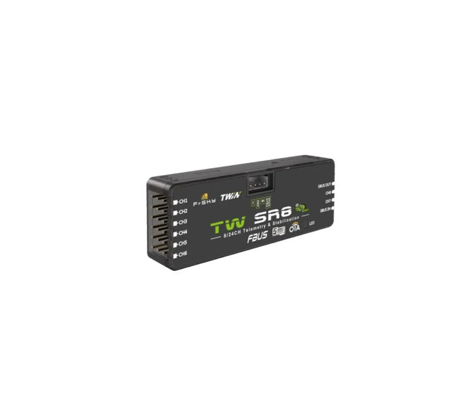 FrSky Twin TW SR8 Stabilized Receiver with 8 Channel Ports FrSky