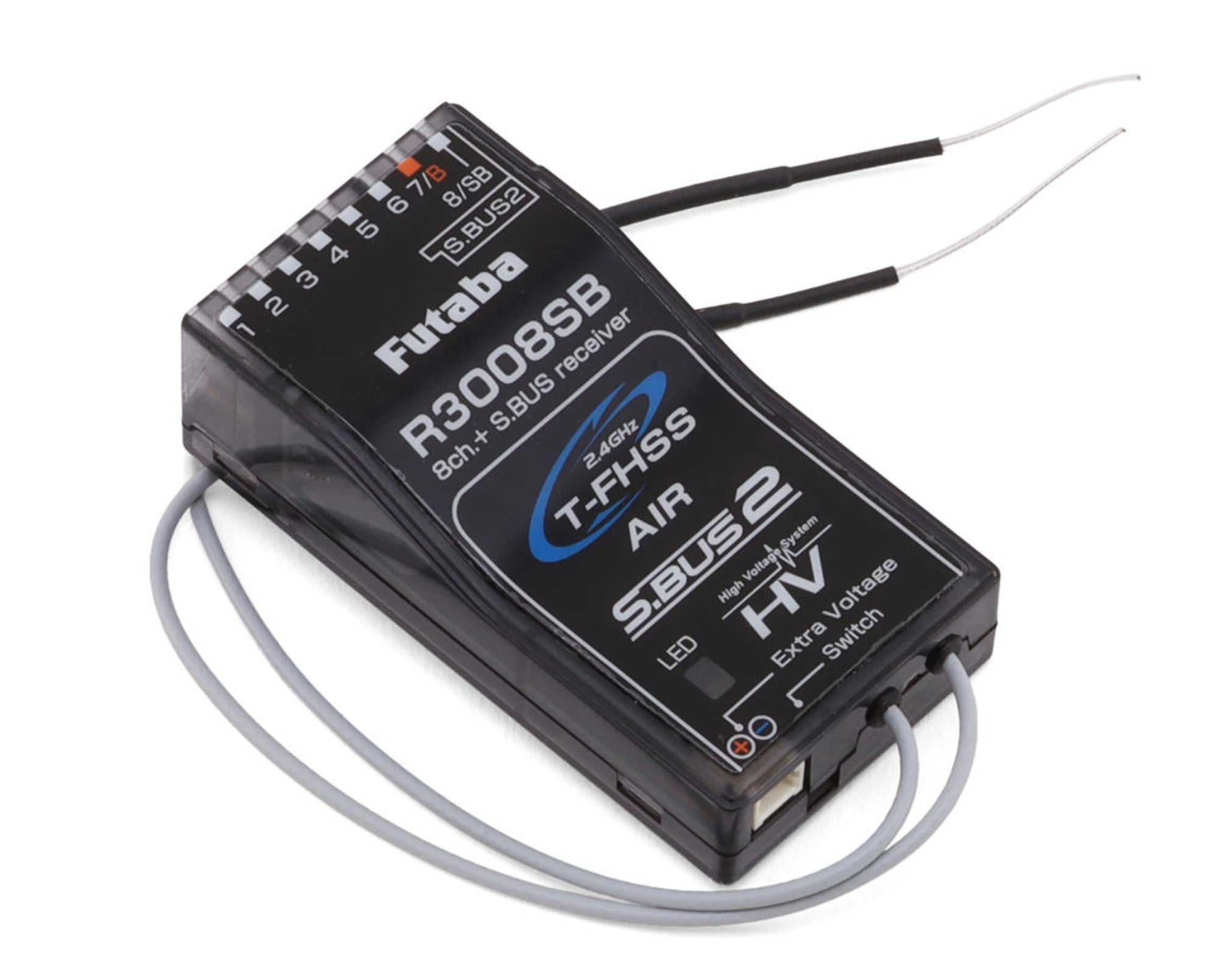 Futaba T6K-V3S 2.4GHz S-FHSS/T-FHSS 8-Channel Radio System w/R3008SB Receiver