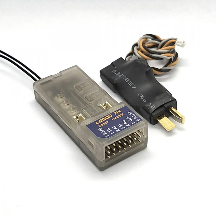 Lemon RX LM0086TX DSMP 7-Ch Telemetry Stabilizer & T-Plug Energy Meter (DSMX/DSM2 compatible) (Copy)