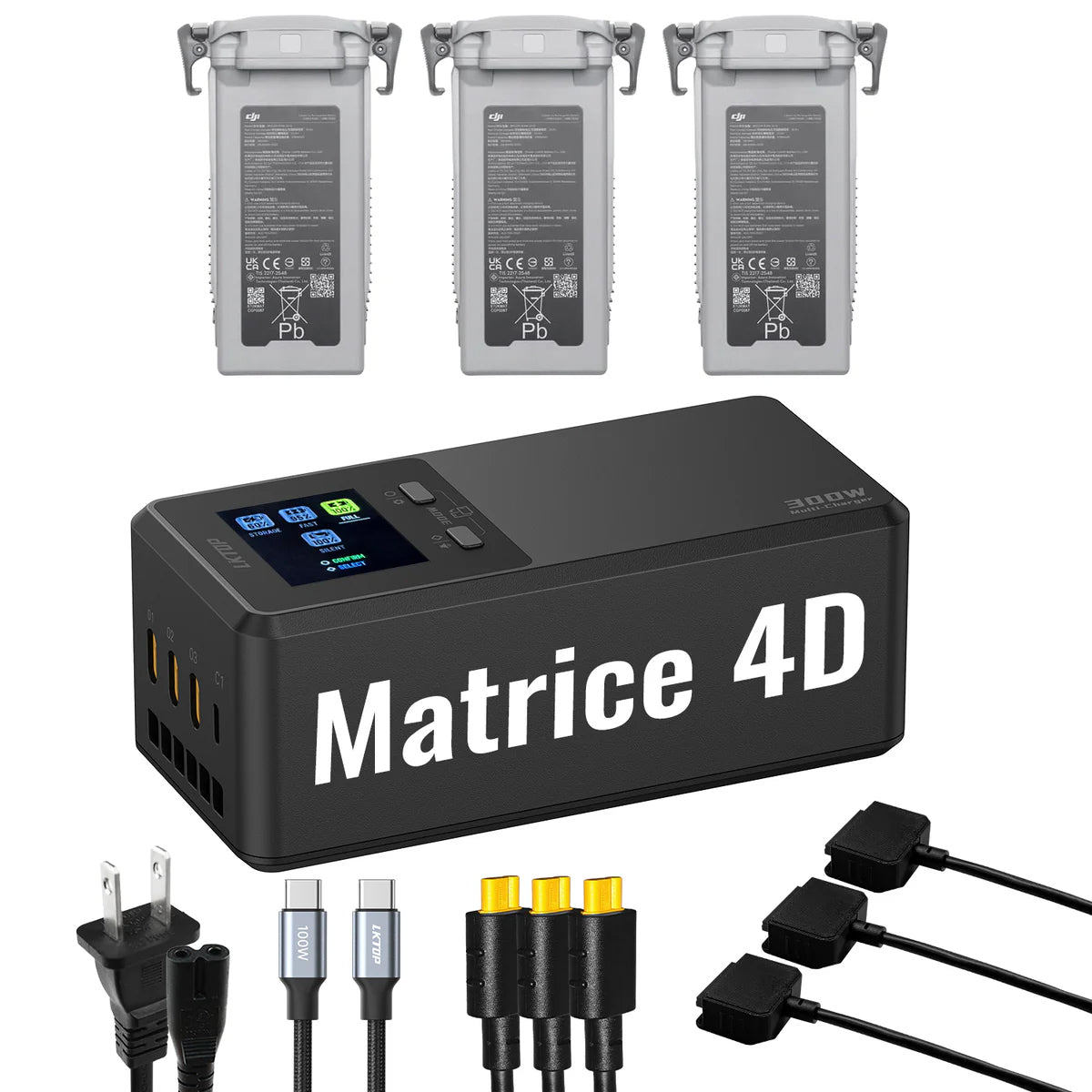 LKTOP 300W Charging Hub for DJI Matrice 4D/4TD Series