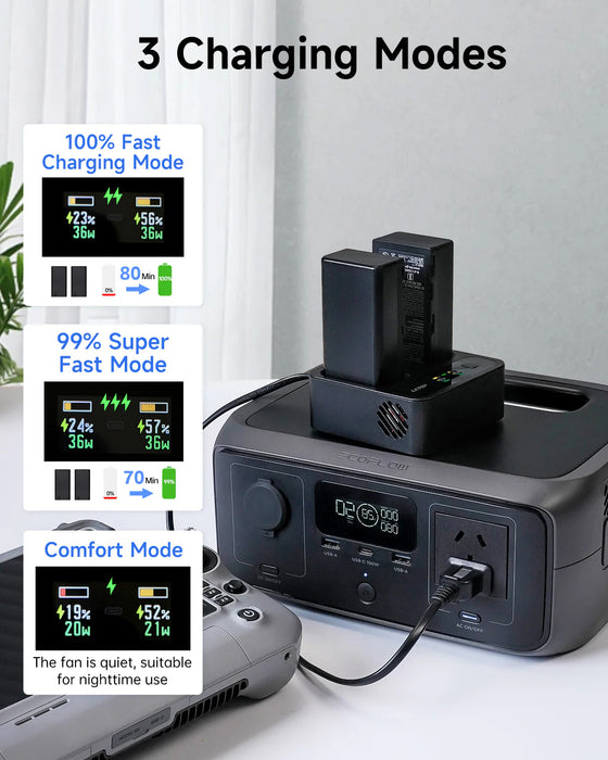 LKTOP Charging Hub for DJI WB37 Battery